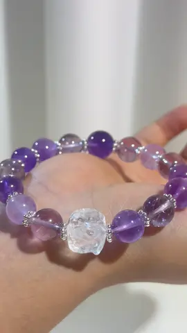 #crystalbracelets #crystaltok #crystal #amethystbracelet #amethyst 