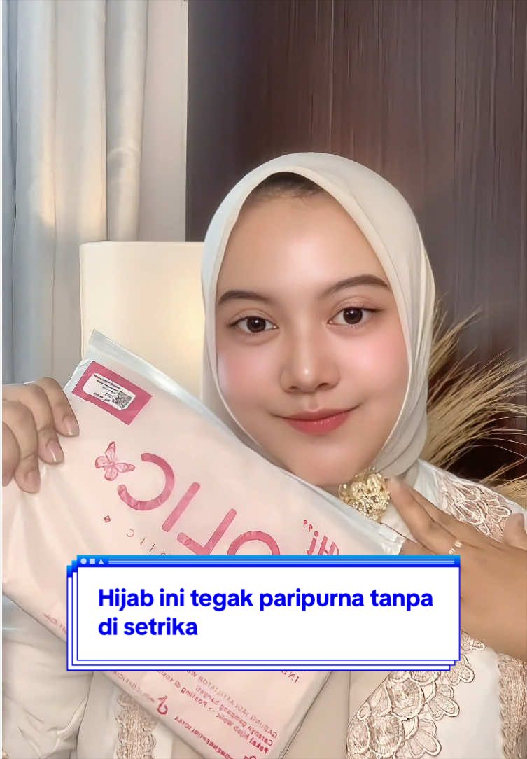 Hijab ini tegak paripurna tanpa di setrika 🤩 #hijabsegiempat #paris #wolichijab #fyp 