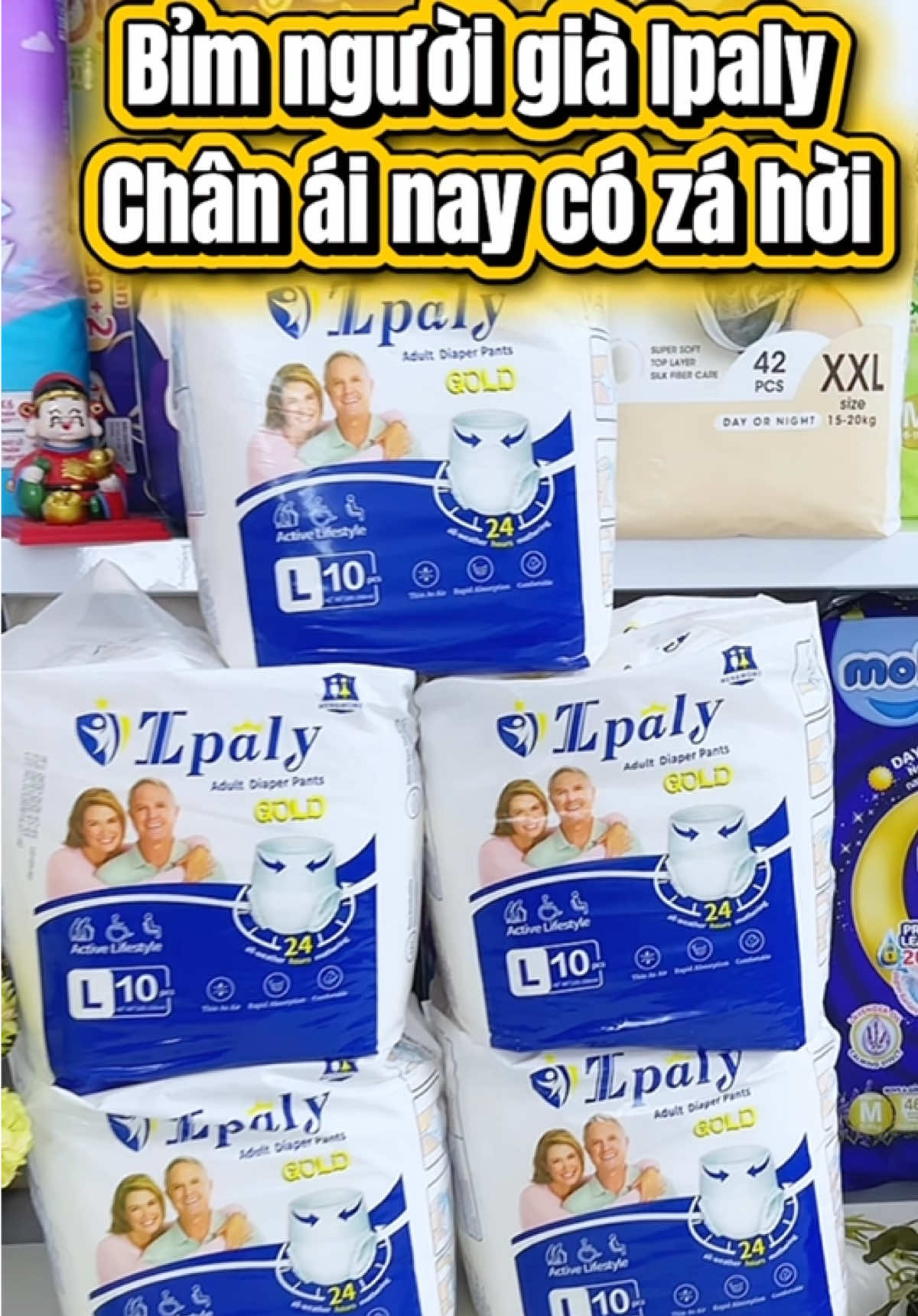 Bỉm người già Ipaly có deal xịn giá hời khi mua trên video ngày hôm nay #ipaly #bimnguoigia #thegioibimsua0 #dogiadung #xuhuongtiktok 