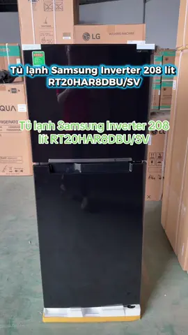 Tủ lạnh Samsung Inverter 208 lít RT20HAR8DBU/SV - Sang xịn mịn , Đen bóng #typ #tulanh #xuhuong #dienmay 