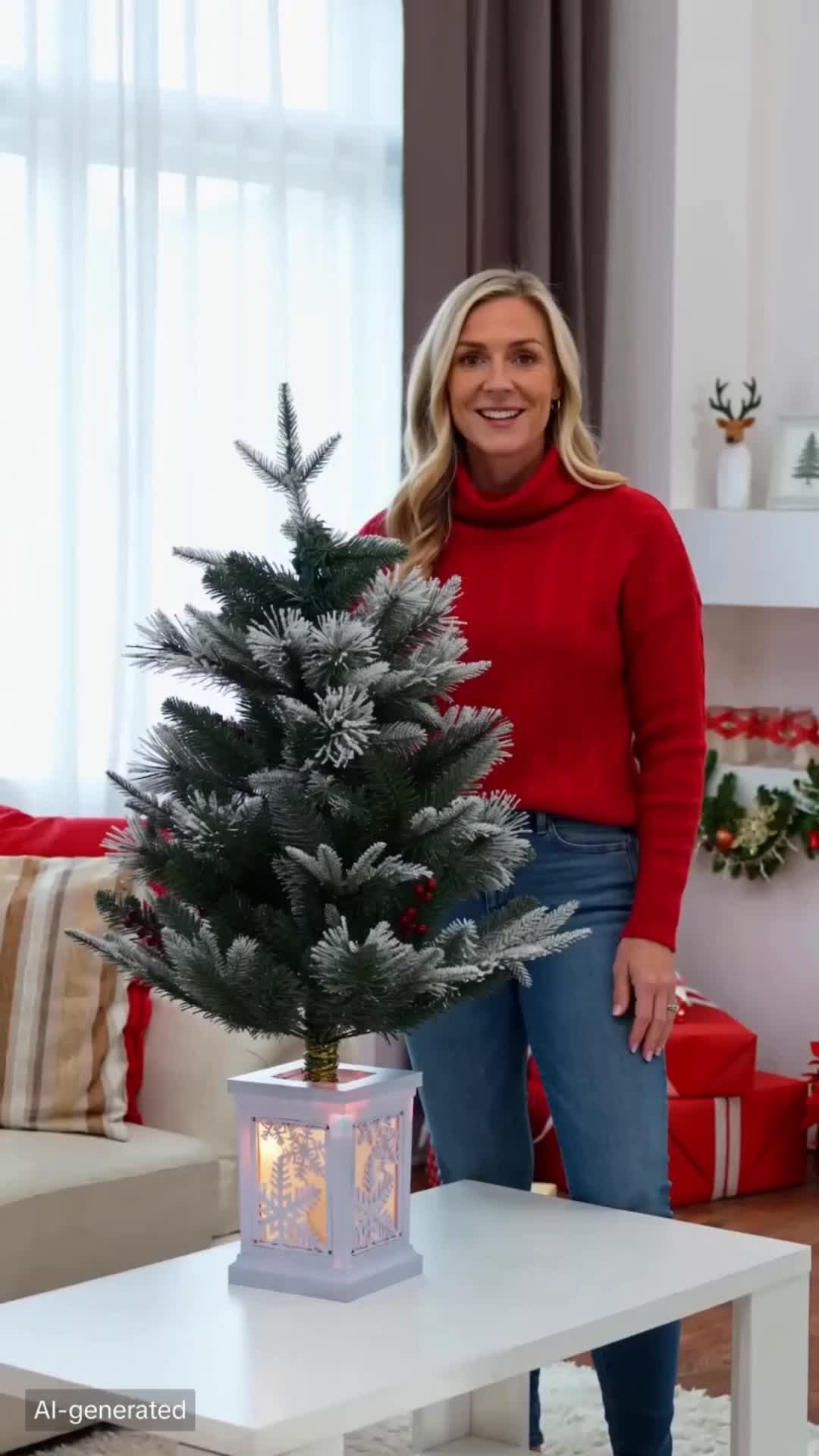 【IdealHouse】One 3Ft Pre‑Lit Fiber Optic Tabletop Mini Artificial Christmas Tree, Small Xmas Tree with 78 Dual‑Color LED Lights, 8 Lighting Modes for Home Office Party Holiday Decor #xmastree #christmasreadyyyy??⛄️? #christmasminiatures #christmastreesupplier #christmasdecorstions #littledebbiechristmastrees #designerchristmastree #decoratingchristmastree #smartchristmastree #christmastreedip