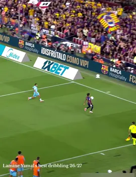 Lamine Yamal’s best dribbling 26/27 🔥 #lamineyamal #footballtiktok #barcelona #fyp #viral 
