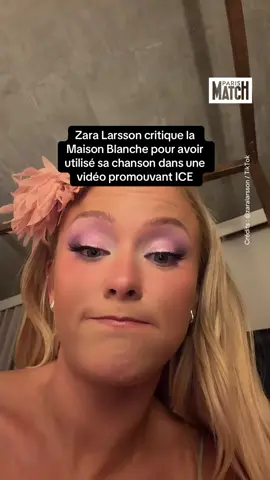 La chanteuse suédoise Zara Larsson a vivement réagi à une vidéo postée par la Maison Blanche utilisant son tube « Midnight Sun » pour promouvoir les expulsions de la police de l’immigration (ICE) aux États-Unis. Credits : Zara Larsson via TikTok #zaralarsson #midnightsun #ice #iceagents #usa 