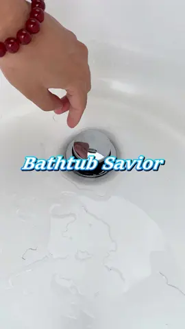 This Little Gadget Is a Game Changer! #tiktokshop #bathroom #BathroomUpgrade #sinkstopper #BathtubDrain 