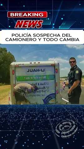 Un camionero parecía demasiado tranquilo durante una parada de tráfico y llevaba todos sus documentos en regla, pero una simple duda del policía estaba a punto de revelar que algo no encajaba. 😳🚛🚔 #Camionero #Policia #ParadaDeTrafico #Investigacion #GiroInesperado    
