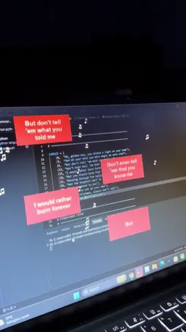 Merry Christmas, Please Don’t Call — Bleachers 🎧 I miss ngoding Yang mau codingannya pm aja yaa #python #vscode #lyrics #coding #bleachers   