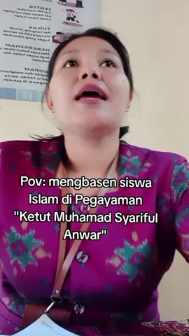 mengajar nyama Islam #pegayaman #islam #gurusmp 
