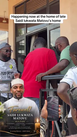 Happening now at the home of late Saidi lukwata Matovu’s home #sad #emotional 