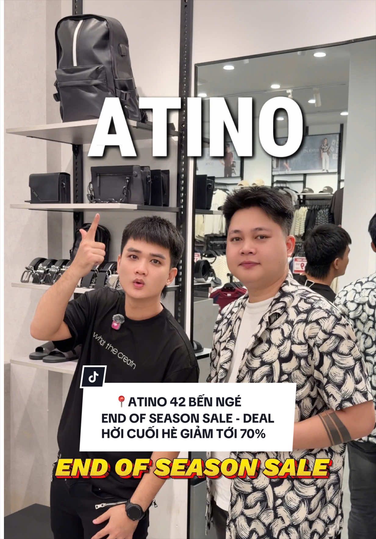 Chưa biết mặc gì thì ghé Atino nha ,Outfit đã có sẵn, việc của bạn là chọn bộ mình thích nhất thôi.😎#atino #atinovietnam #endofseasonsale #botureview #KhamPhaHue 