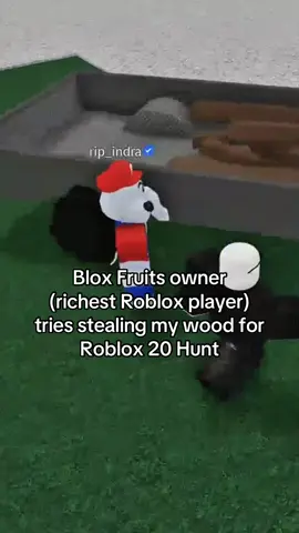 Bro that’s my wood 🫩 #BloxFruits #roblox #robloxhunt #robloxbirthday #ripindra 