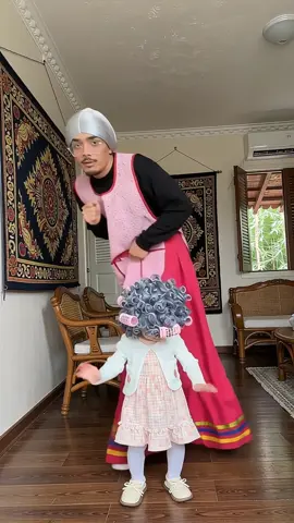 When Dad Take Babysitting Way Too Seriously 😂#cutebaby #fyp #dance #funny #baby 