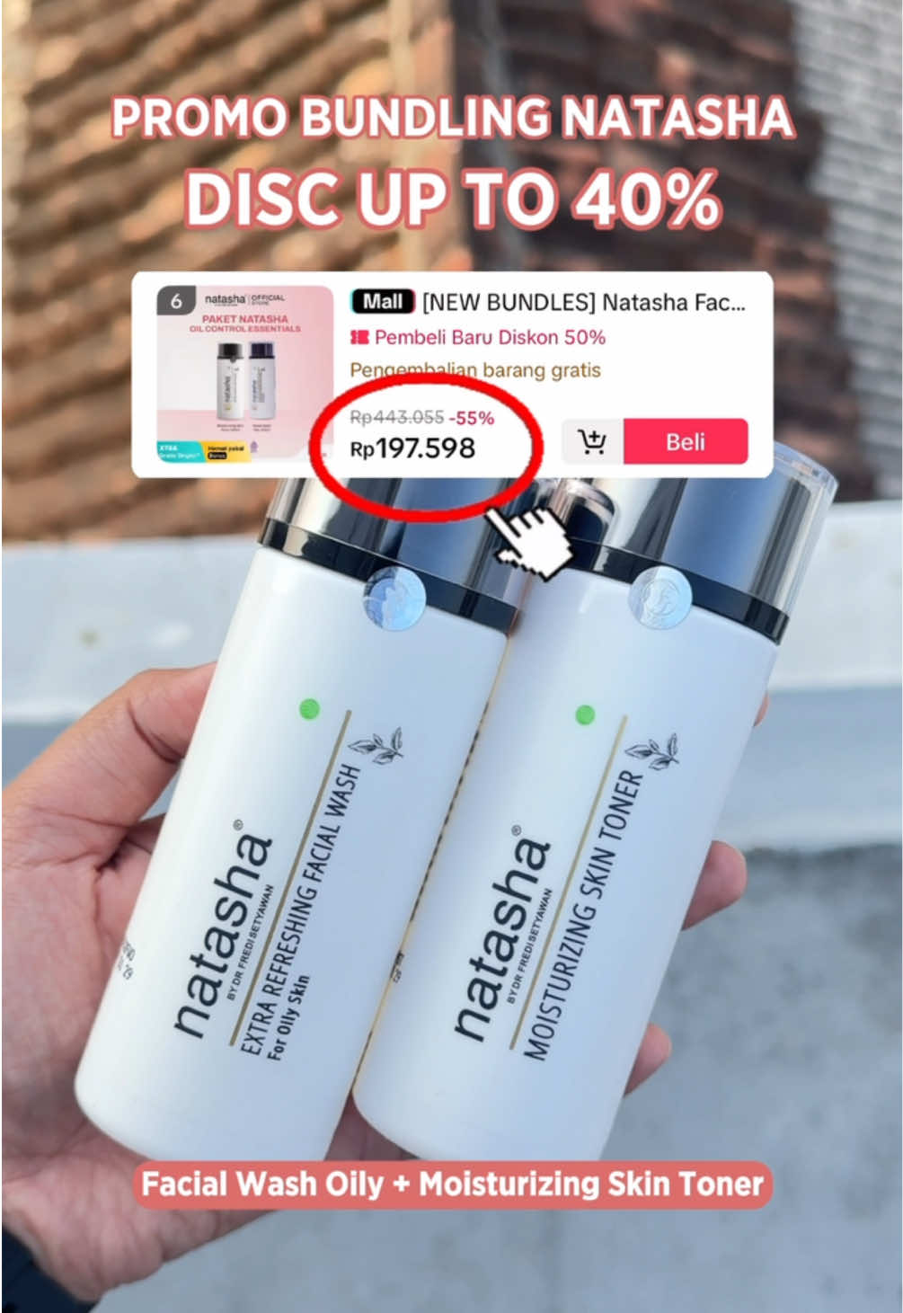 PROMO PAKET NATASHA IS HERE! ✨ Saatnya lengkapin skincare routine kamu dengan paket favorit Natasha dengan diskon hingga 40% 🤍 Pilihan paket spesial: ✨ Lightening Night Cream 10gr + Moist Dark Armpit ✨ Natasha Idebenon VC Essence + Smoothing Bright Day Cream ✨ Natasha Facial Wash Oily 150ml + Moisturizing Skin Toner ✨ Natasha Silky Loose Powder 12 gram + First Serum Lebih hemat, lebih lengkap, dan siap temani rutinitas skincare kamu setiap hari. Jangan sampai kelewatan promo ini. Checkout sekarang di keranjang kuning! #NatashaSkincare #TemukanKembaliCantikmu 