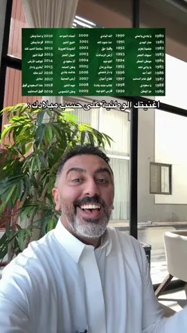 اغنيتك الوطنية على حسب ميلادك 