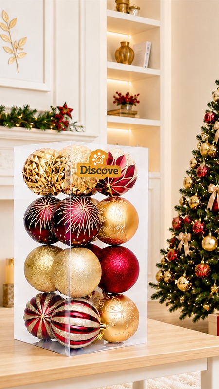 Kit 16 Bolas Enfeites de Natal Decoração para Árvore Natalina Bolinha Champanhe loja pisca pisca led 