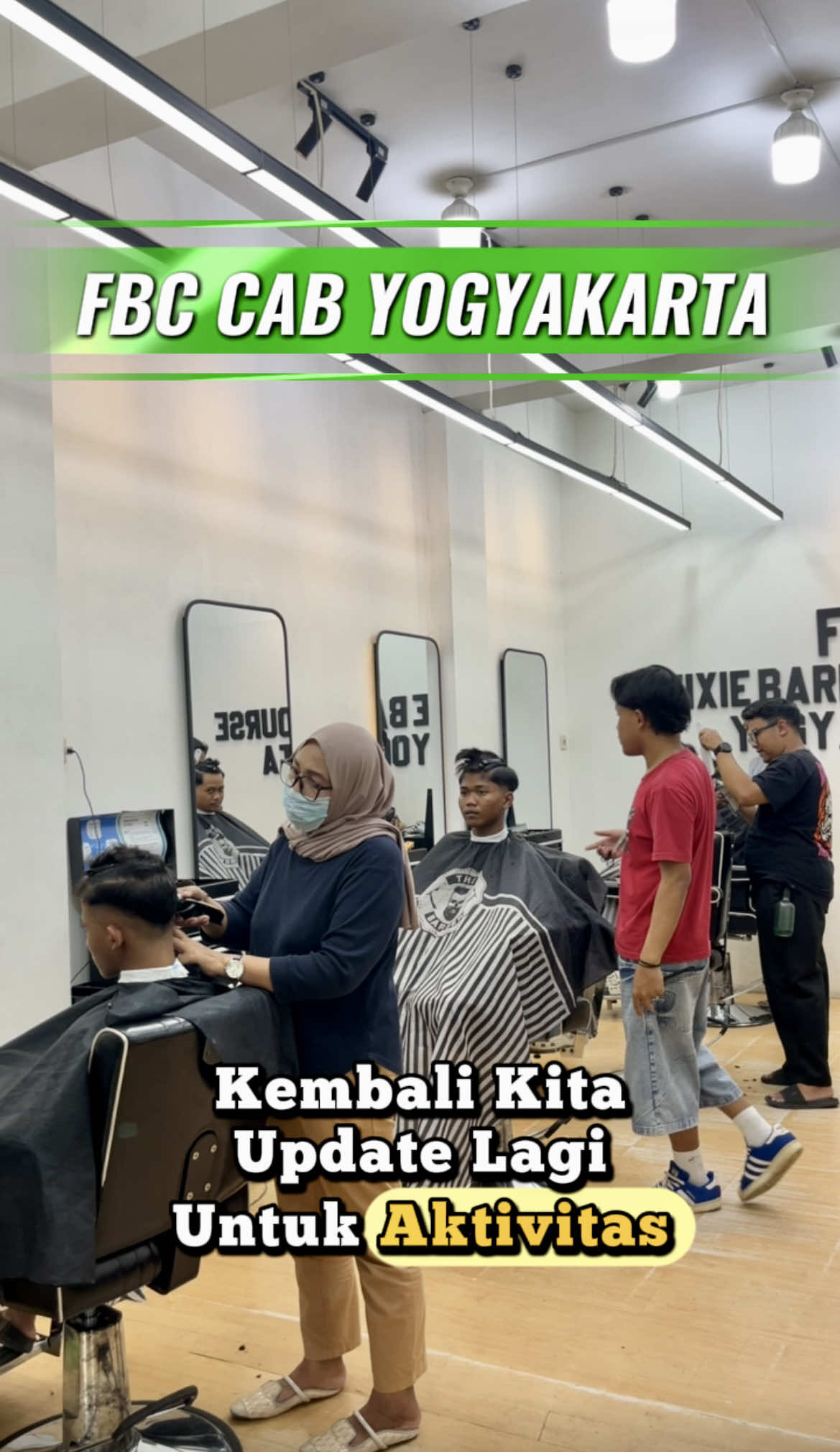 Situasi kursus fbc Yogyakarta  #kursusbarber #kursuspotongrambut #kursuspangkasrambut #kursuscukurrambut #kursusbarbershopyogyakarta 