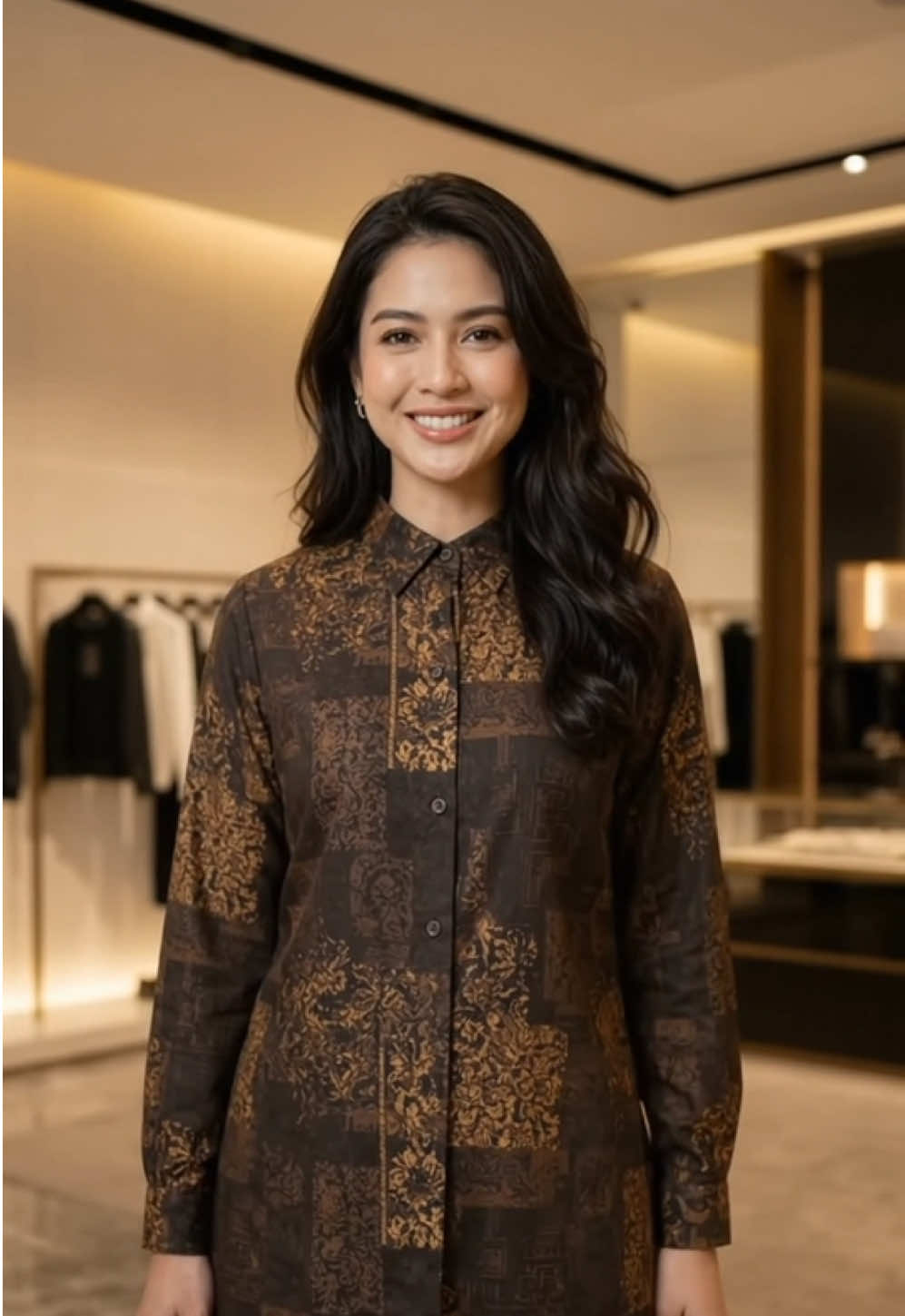 KEMEJA WANITA BUNGA 