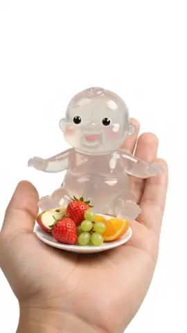 cute jelly baby eating 🍍🍎🍓🍇🍍🍎🍓🍇🍍🍎🍓🍇🍍🍎🍓🍇🍍🍎🍓🍇fruits baby eating video asmr eating video #EatingSounds #ai #fyp #JellyCreature #FoodASMR 