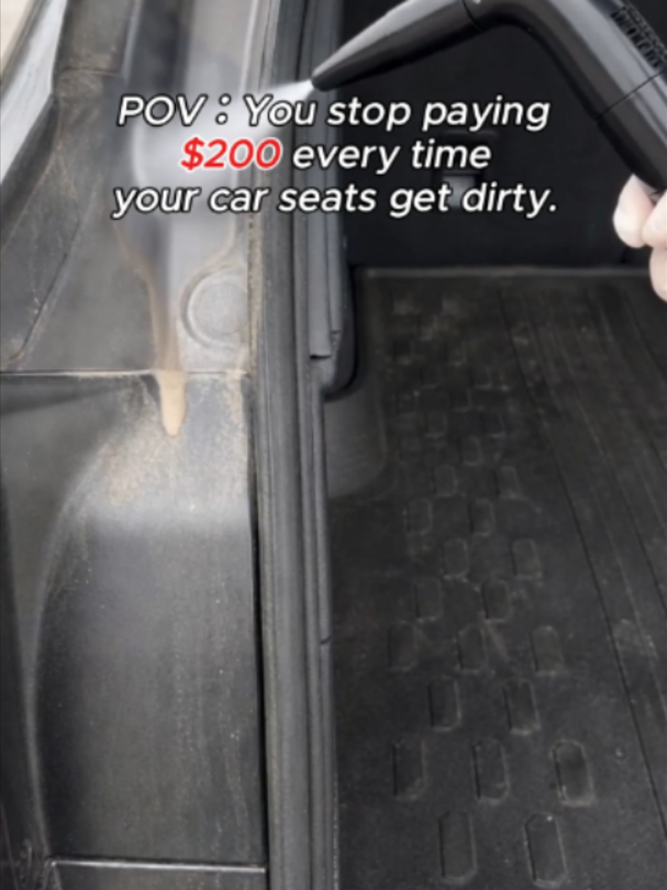 Yeah, paying $200 to clean car seats every time sounds totally normal. #CarCleaning #HomeEssentials #SaveMoney #steamcleaning #tiktokshop #steamcleaner #sohochic #FallPick #clean #toolupgrade #UWANTy100s #tiktokshopstockup