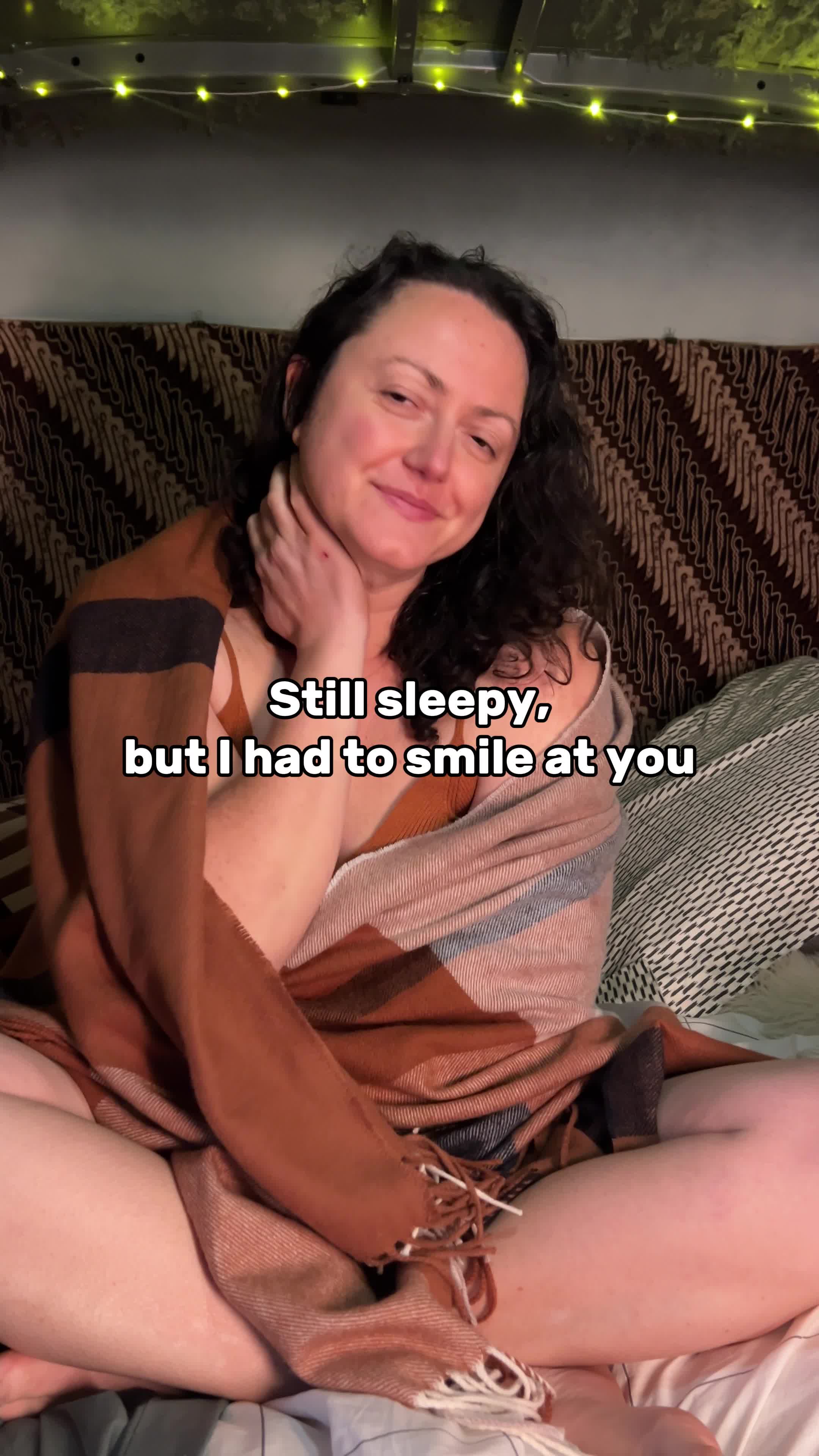 Not fully awake yet… but you make it worth it 😏