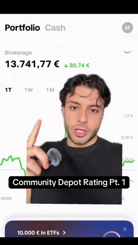 Community Depot Rating Pt.1 Wenn du möchtest, dass ich dein Depot rate, schick mir eine DM! #fyp #investment #investing #stockmarket #PersonalFinance    