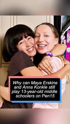 Why can Maya Erskine and Anna Konkle still play 13-year-old middle schoolers on Pen15 in their thirties? Few people realize they made three major sacrifices to make their characters feel real.#TikTokFantasyMovieContest #pen15hulu #mayaandanna #usa #fyp 