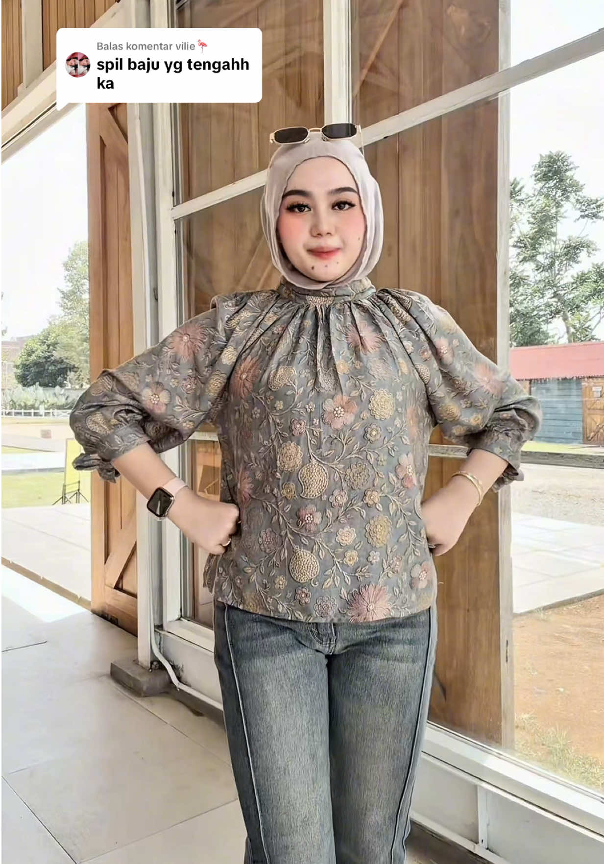 Membalas @vilie🦩 ini ya ka aku pake ld 110 #blousemurah #atasanwanita 