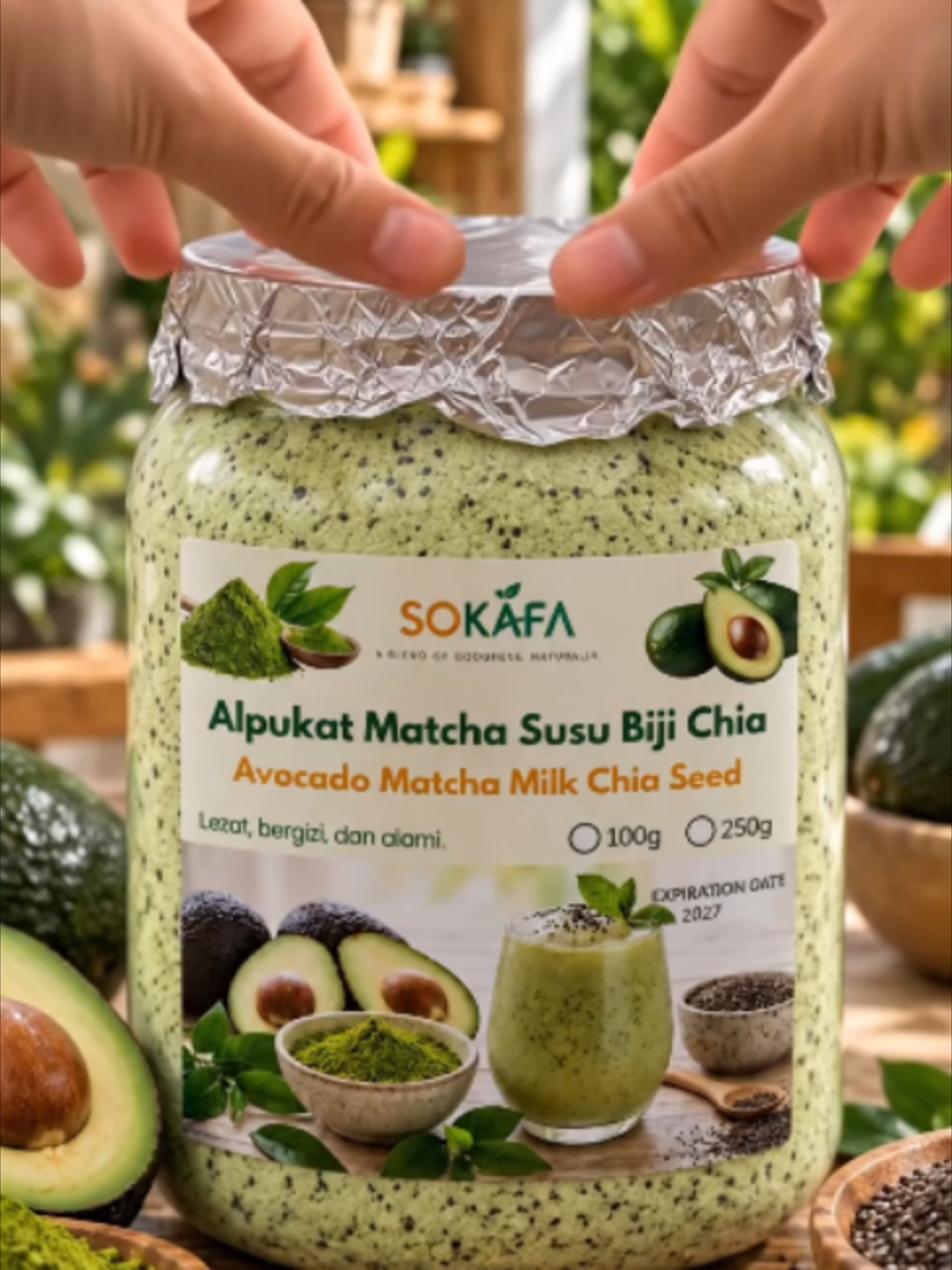 ✨ Usia 30-an tetap awet muda & langsing bareng Sokafa! 🤩#alpukatmatchasusubijichia #avocadomatcha #viralvideo #tiktokshopindonesia #foryou