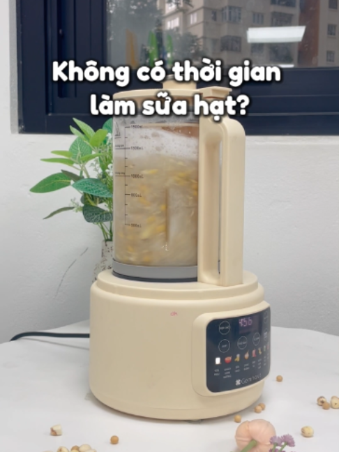 Sáng nào cũng bảo không có thời gian làm sữa hạt - Em máy này chỉ mất 30 phút là xong ly sữa hạt buổi sáng #gemhaus #gemhausvn #maylamsuahat #maylamsuahatchongon #buasang #suahat #suahatdinhduong #fyp #healthy #gh150ultra #oanh