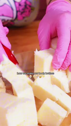 how we make body butters from scratch ✨🍦🧈