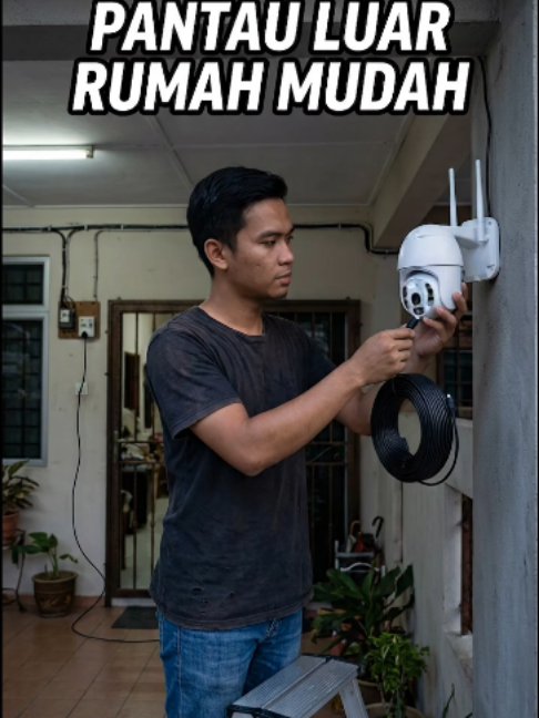 Pantau kawasan luar rumah dengan lebih mudah 📹🏠