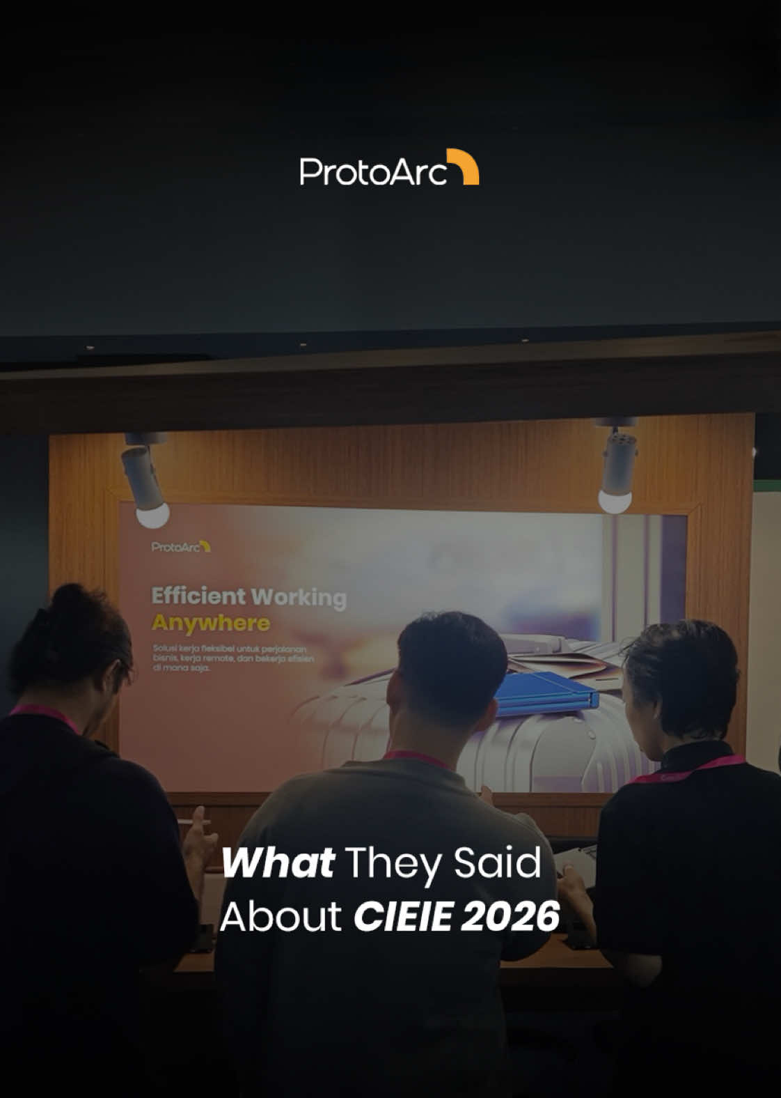 Kita sempat ngobrol sama KOL di CIEIE 2026 dan ternyata jawabannya cukup beragam. Kalau kamu datang ke booth ProtoArc, produk mana yang paling menarik perhatianmu? 👀 #ProtoArcIndonesia #puaspakaiprotoarc #CIEIE2026 #EventRecap #WorkSetup