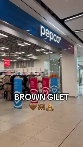 Brown gilet 🤎🐻🧸 @Pepco - official account @PEPCO  #pepco #pepcohaul #haul #clothes #newin 