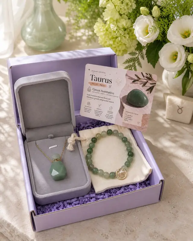they want something beautiful, meaningful and luxurious ♉💚 Swipe to discover this Green Aventurine zodiac set! #Taurus #TaurusSeason #TaurusTok #ZodiacGift #GreenAventurine     