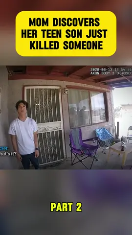 Mom Discovers Her Teen Son Just Killed Someone #copsusa #policeofficer #foryou #tiktok #bodycam