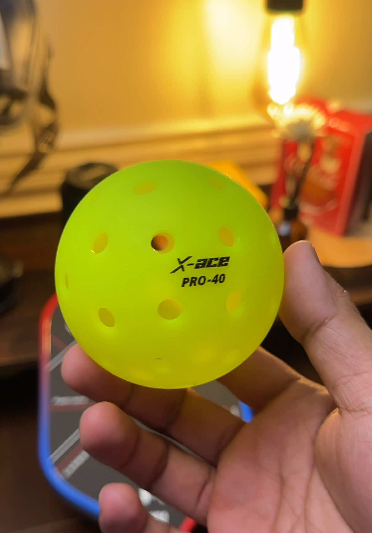 X-Ace Pro 40. Smash-ready! #pickleball #pickleballballs #xacepro40 #pickleballgear #gamzrandomfinds 