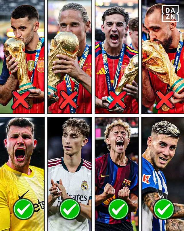 4 cambios respecto a la convocatoria del Mundial 🔙 ✅ Josep Martínez  ✅ Dean Huijsen ✅ Fermín López  ✅ Roberto  #NationsLeague #tiktokfootballacademy #tiktoksports #spain #españa 