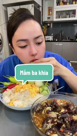 Lâu lâu thèm mắm ba khía #mukbang #xuhuong 