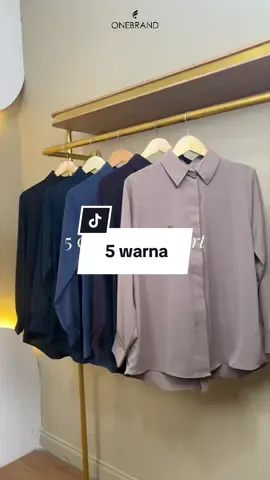 5 warna, 1 outfit favorit! Soft, classy, dan timeless — cocok dipakai untuk daily sampai hangout ✨ #KemejaWanita #Kemeja2Warna #OutfitWanita #OOTDIndonesia 