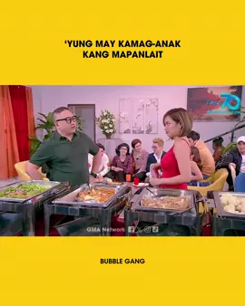 Love language ng pamilya: manlait 🥲 #BubbleGang #KapusoFeels #MichaelV #DeniseBarbacena #GMAComedy