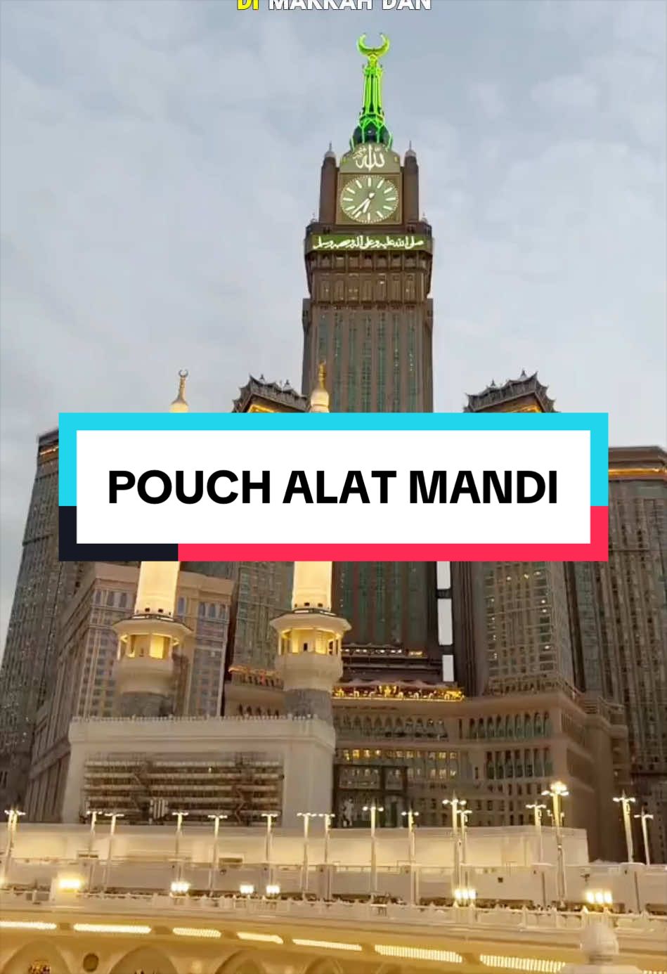 Untuk perlengkapan kebersihan pribadi lebih terorganisir, gunakan pouch alat mandi ini🕋🥰✨ #fyp #pouch #mandi #haji #umrah 