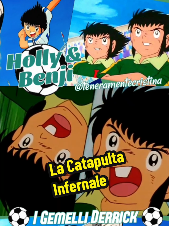Cartoni Animati: Ti Sblocco un ricordo...⚽️ La Catapulta infernale dei Gemelli James e Jason Derrick!   (Che campioni Holly e Benji) #cartonianimati  #hollyebenji  #checampionihollyebenji  #calcio  #cartoni 
