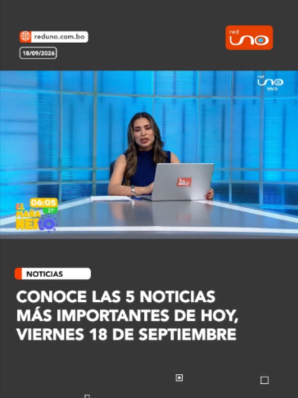 Inicia tu jornada al tanto de lo que ocurre en Bolivia y el mundo. Presenta: @soystephanypinheiro ▶️ Más información en www.reduno.com.bo #RedUno #RedUnoDigital #Bolivia #ElMañanero #Noticias #SantaCruz