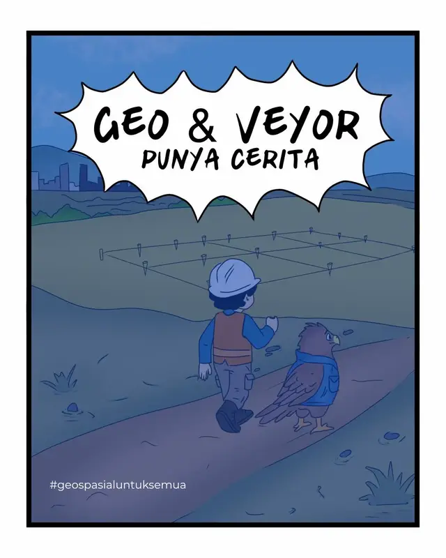 #SobatGeo, kenalan dulu yuk sama Geo & Veyor, duo yang bakal berbagi cerita seputar #GeospasialUntukSemua ☺️ Kira-kira cerita apa aja yang bakal mereka bagikan? Pantengin terus media sosial @infogeospasial biar nggak ketinggalan ceritanya 😎  #1Peta1Nusantara #cerita #infogeospasial 