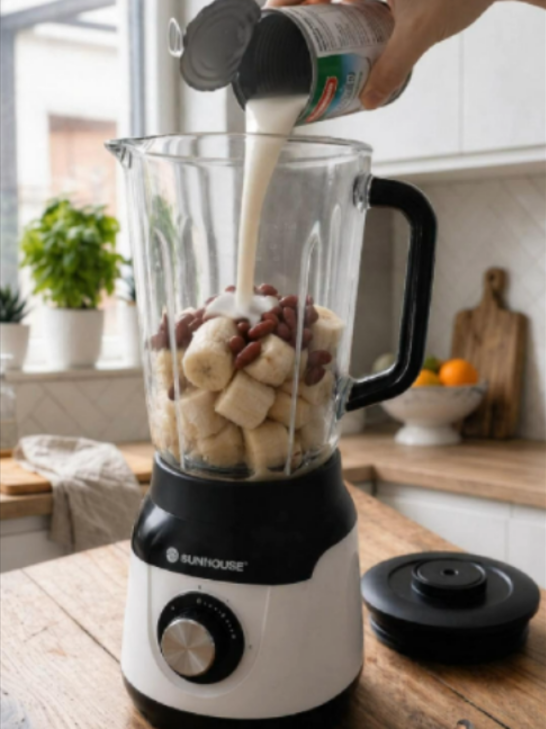 Bí kíp làm kem đậu đỏ từ chuối chín cực dễ tại nhà! Chỉ cần xay bốn quả chuối chín đông đá với một bát đậu đỏ hấp chín, thêm nửa cốc nước cốt dừa, một thìa sữa đặc cùng nhúm muối nhỏ cho đến khi sánh mịn. Vị ngọt dẻo tự nhiên của chuối quyện vào cái bùi béo từ đậu đỏ tạo nên món kem gây nghiện. Cất vô ngăn đá hai giờ là bạn có ngay thành phẩm kem chuối đậu đỏ mát lạnh, dẻo quánh và ngon không thể cưỡng lại được! Món kem bổ dưỡng này rất giàu chất chống oxy hóa, chất xơ và protein, vừa giúp giải nhiệt cực đã, lại bổ máu và giữ dáng hiệu quả. Bạn đã thử phiên bản độc đáo này chưa? Hãy bình luận CÓ để nhận thêm công thức nhé! #meohay #meovat #healthyfood #songkhoe #healthytips #dinhduong