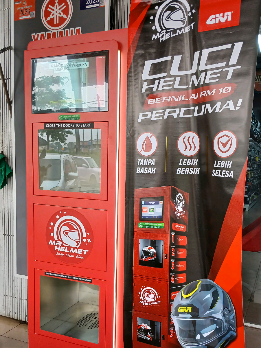 PROMOTION 916🏍️ ✨BUY GIVI HELMET FREE HULMET WASH 12 TIMES FOR 1YEARS ✨SPEND RM150 ABOBE FREE WASH 1 TIME ✨BUY 1 HELMET FREE 1 TIME WASH #simpangrenggam #johor #motorcycle #HELMET #rider 