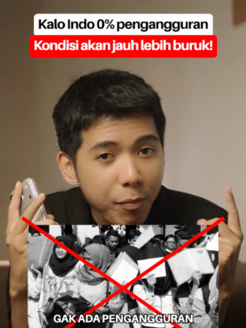 Kalo Indonesia gak punya pengaangguran, kondisi negara kita bakal jauh lebih buruk! Gimana menurut kamu? Coba komen deh!