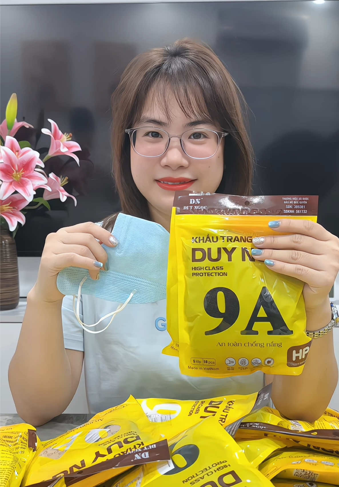 [Xả Kho] - COMBO Khấu Trang 9A Duy Ngọc, 5 lớp kháng khuẩn, chống nắng toàn diện, độ che phủ rộng ôm trọn khuôn mặt - Phụ Kiện Accessories