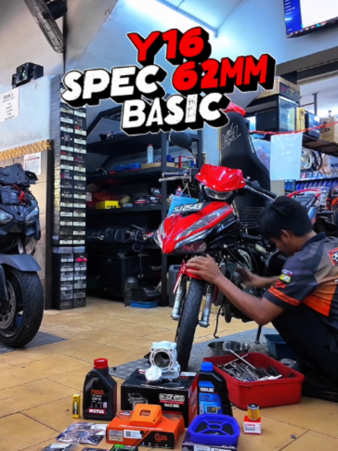 🚨 Y16 kau dah mula rasa lemau? Pickup makin berat, throttle lambat response, power tengah rasa kosong, naik bukit rasa malas dan bawa bonceng pun motor cepat penat? Basic 62mm boleh jadi upgrade permulaan untuk rider Y16ZR yang nak motor rasa lebih hidup tanpa terus pergi spec berat. Bukan spec ganas. Bukan sembang laju kosong. Setup ni lebih kepada bagi Y16 rasa pickup lebih ringan, throttle lebih cepat jawab, power tengah lebih berisi dan daily ride lebih puas. Tapi jangan main pasang kosong. Condition engine, compression, barang sokongan, fueling dan setting kena ngam dulu. 📍 AMS Motor Parts, Kayu Ara PJ 📲 WhatsApp team sales AMS sekarang. 🔗 Book slot modifikasi: https://booking.amsmotor.com/modifikasi #amsmotorparts #y16 #62mm #kapcai #upspec
