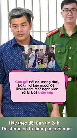 Tin lời con gái'nói bệnh viện đã bỏ thai vì dį tật, người bố kéo cả người nhà tới bệnh viền livestream chửi bới và cuối cùng bị bắt khẩn cấp. #benhvienlacviet #vinhphuc #phutho 