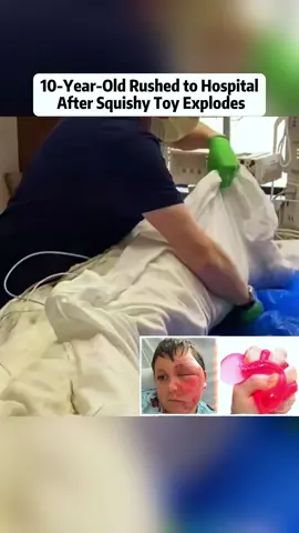 10-Year-Old Rushed to Hospital After Squishy Toy Explodes#news #foruyou #court #fyp #breakingnews 